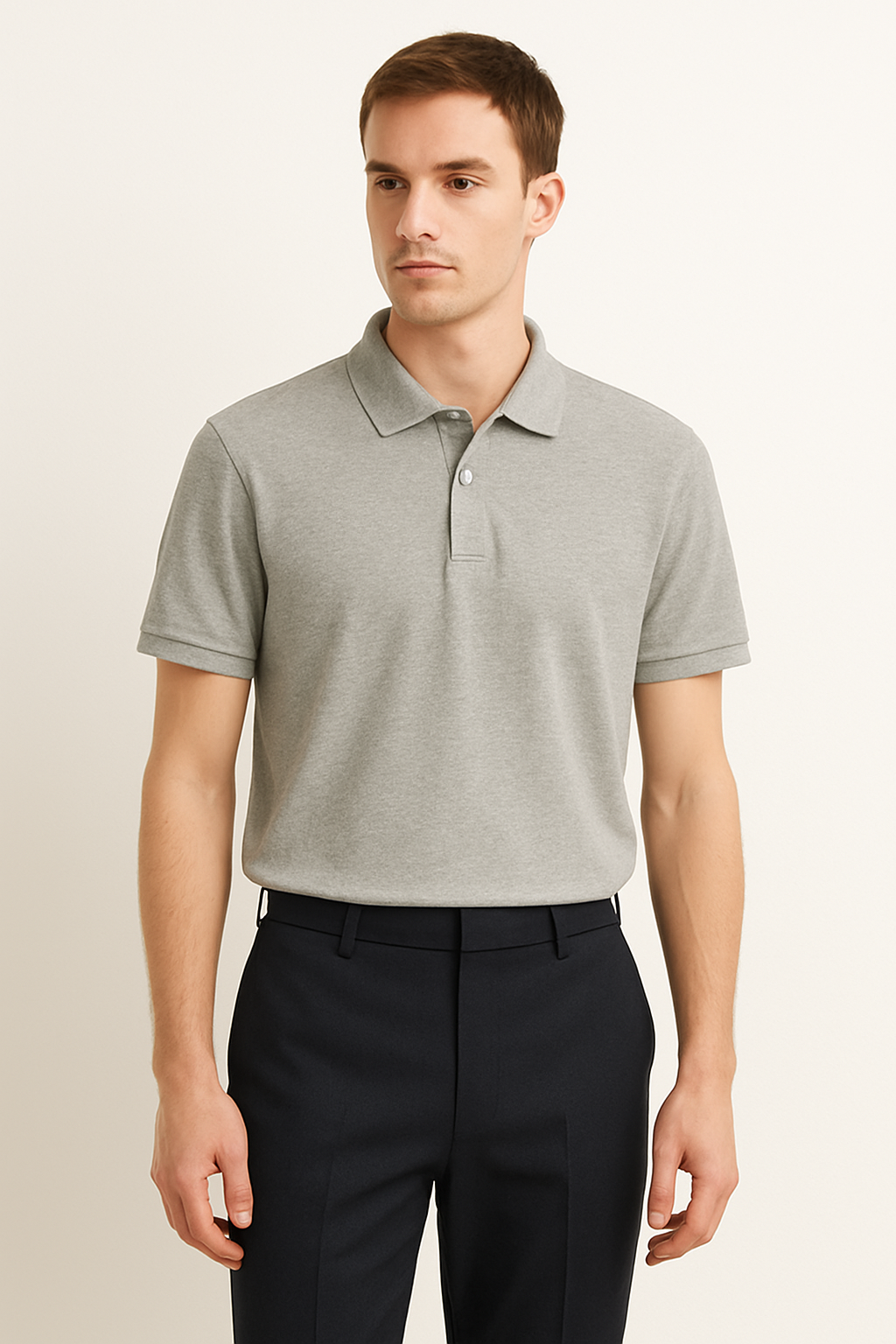Polo (S–2XL) Gray – Vue 3