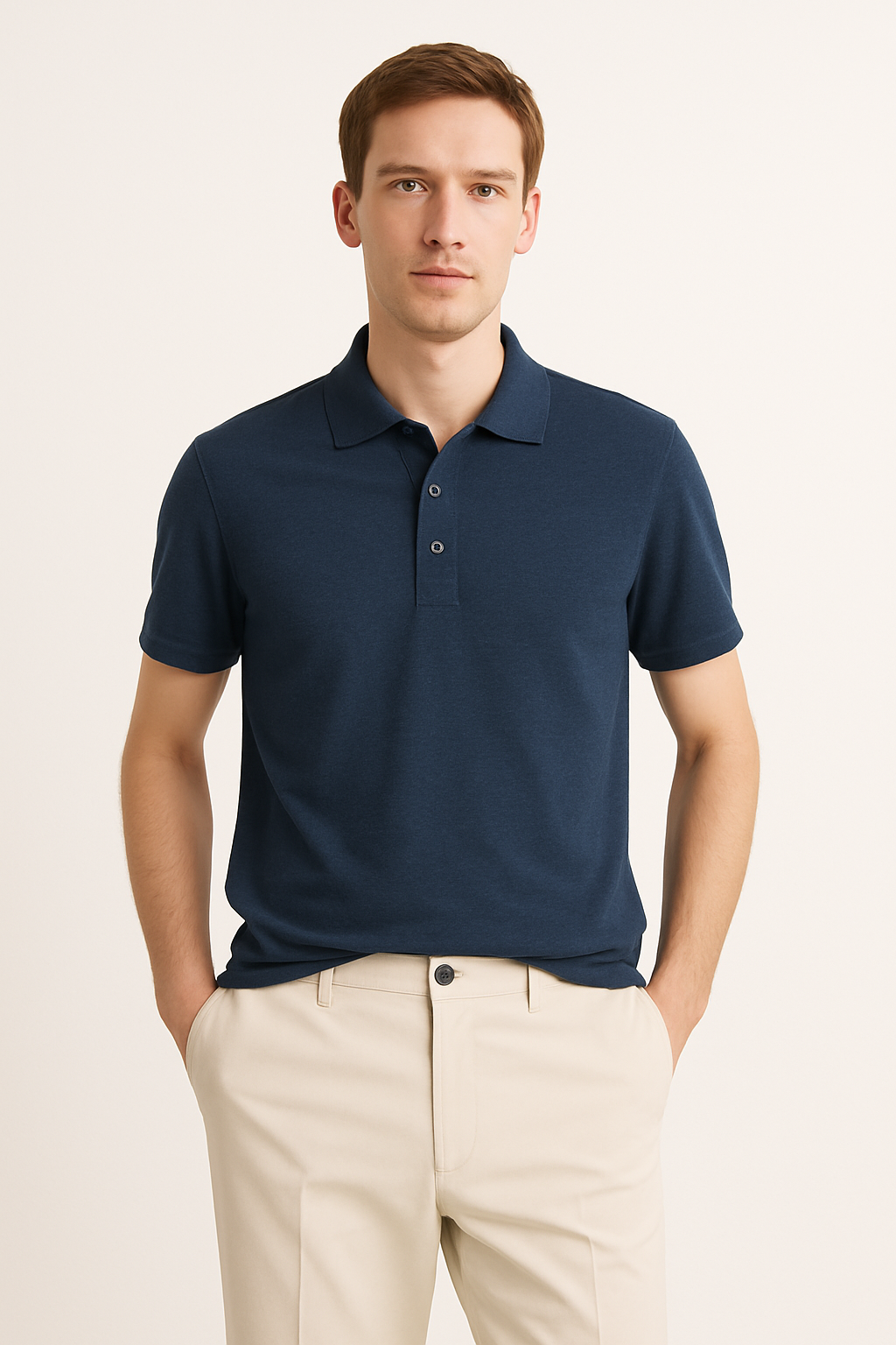 Polo (S–2XL) Navy blue – Vue 3