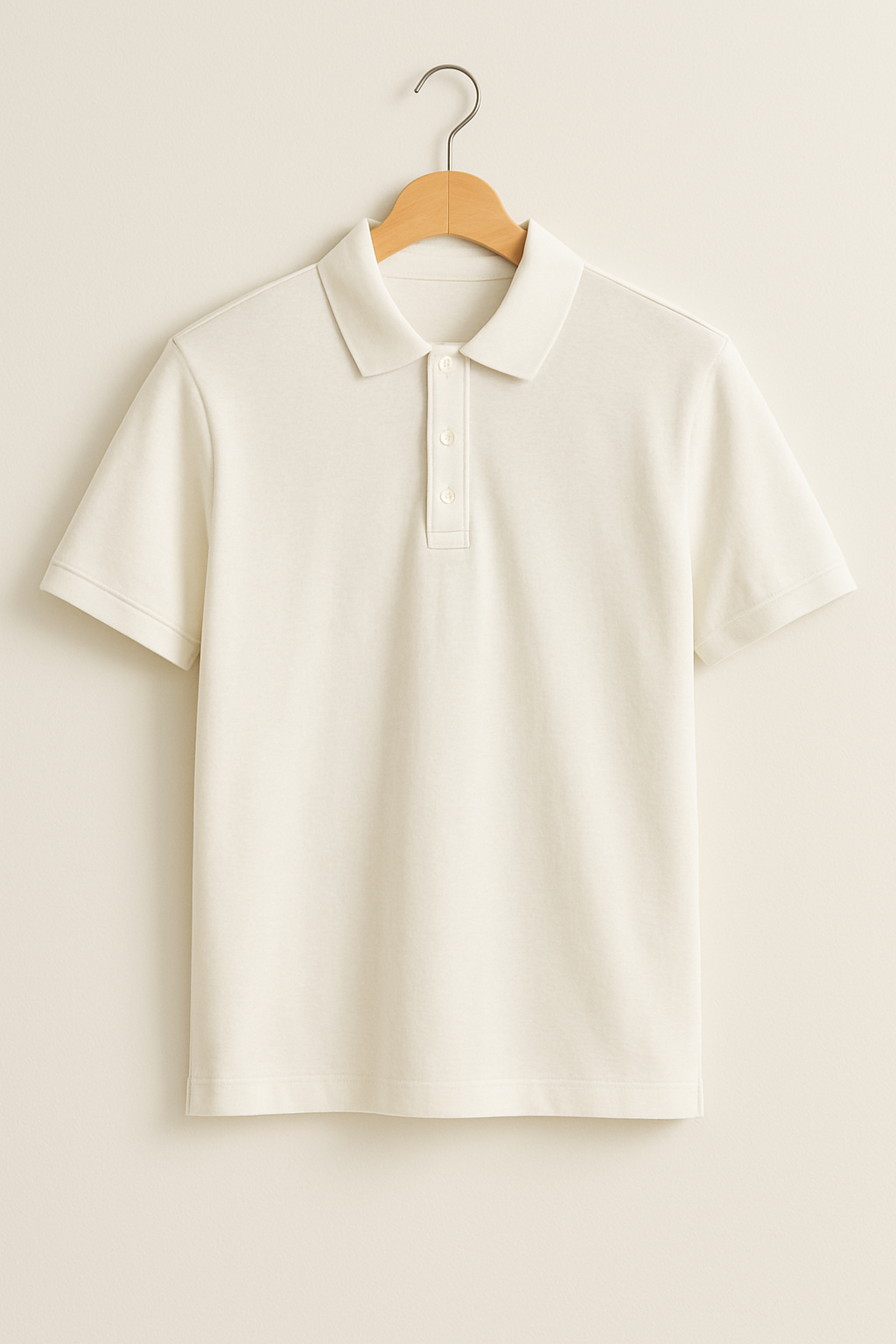 Polo (S–2XL) White – Vue 1