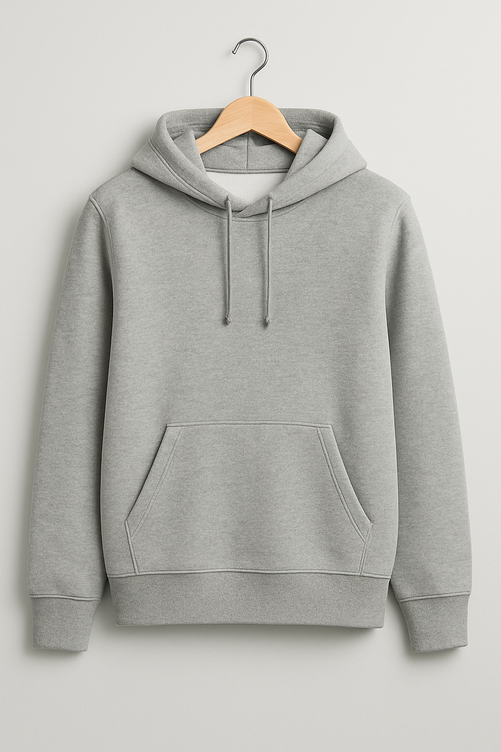 Sweat à capuche sans zip Light gray – Vue 1