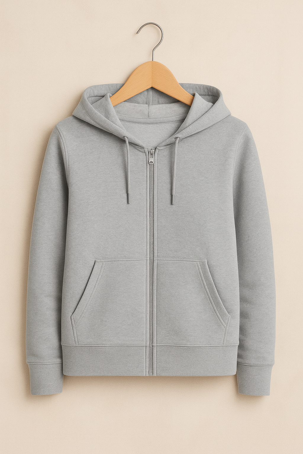Sweat à capuche avec zip Gray – Vue 1