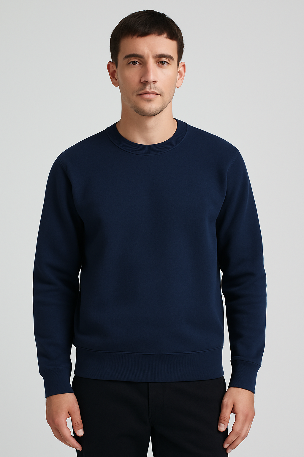 Sweat col rond Navy – Vue 3