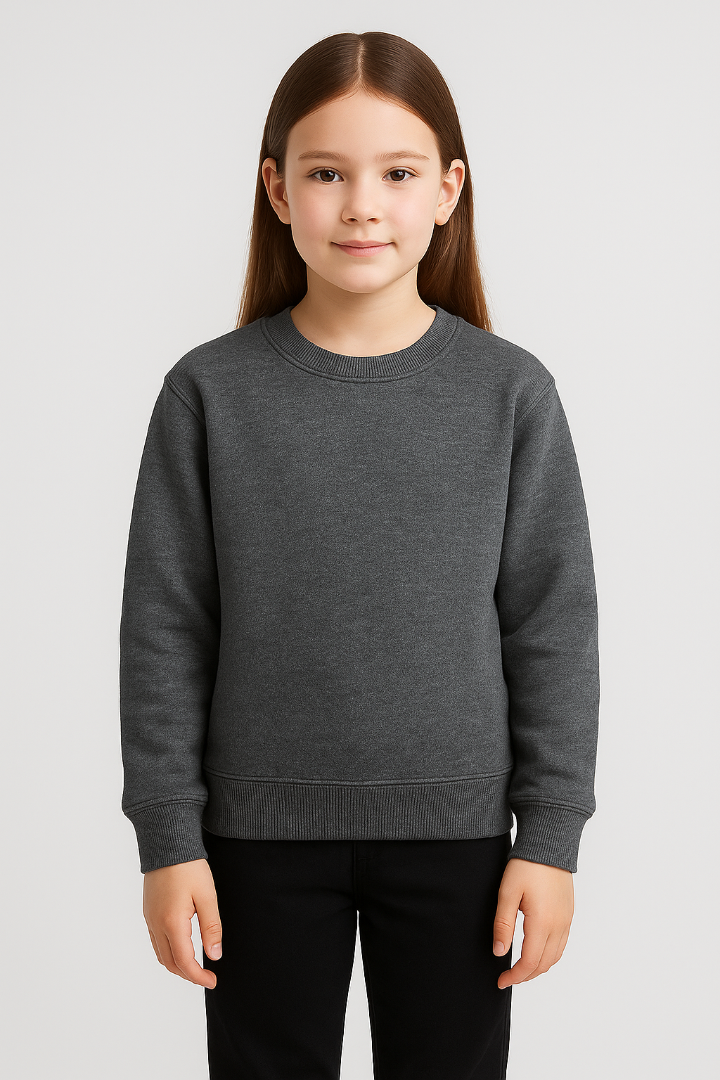 Sweat enfant (2–14 ans) Dark gray – Vue 2