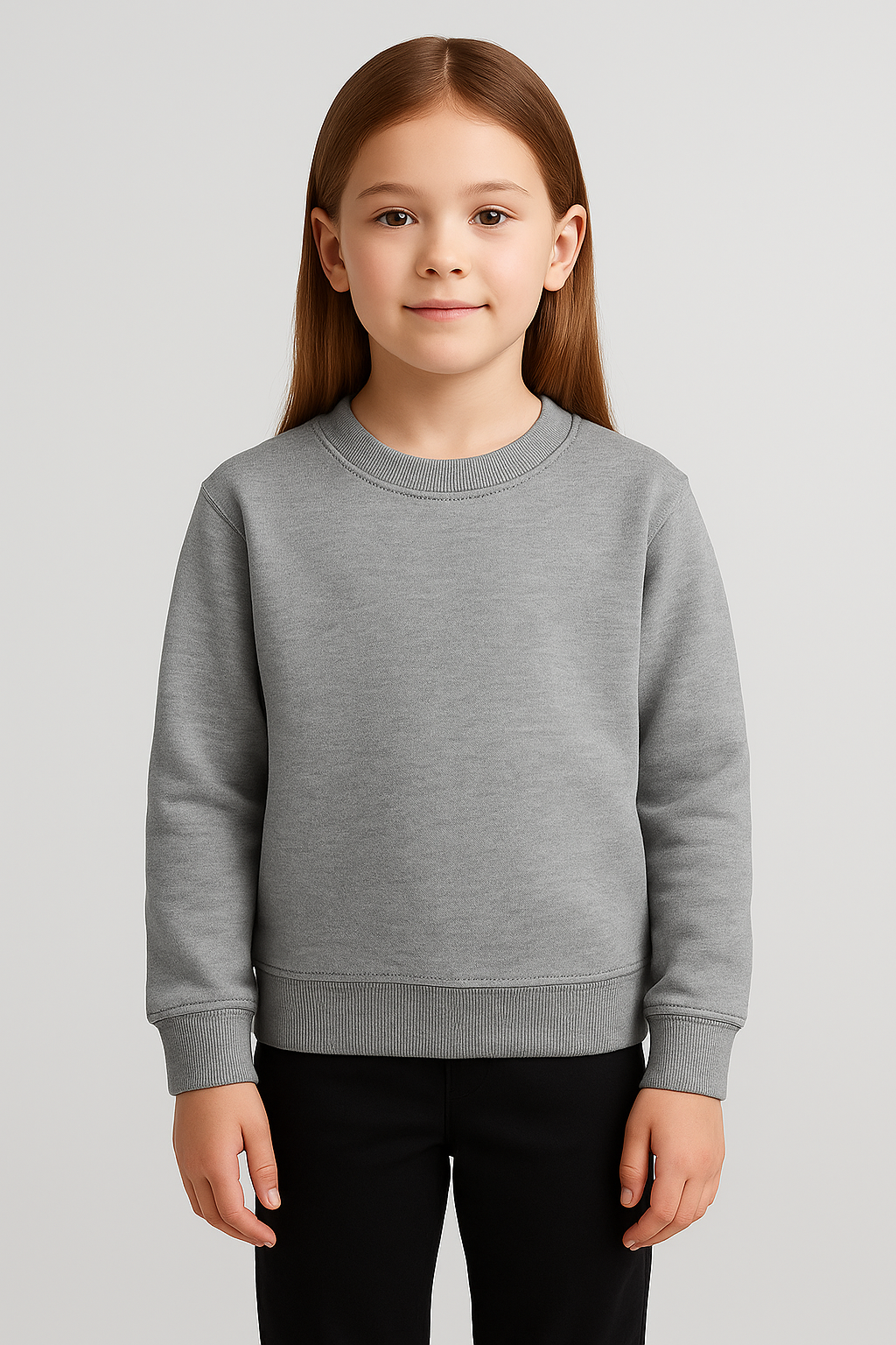 Sweat enfant (2–14 ans) Light gray – Vue 2