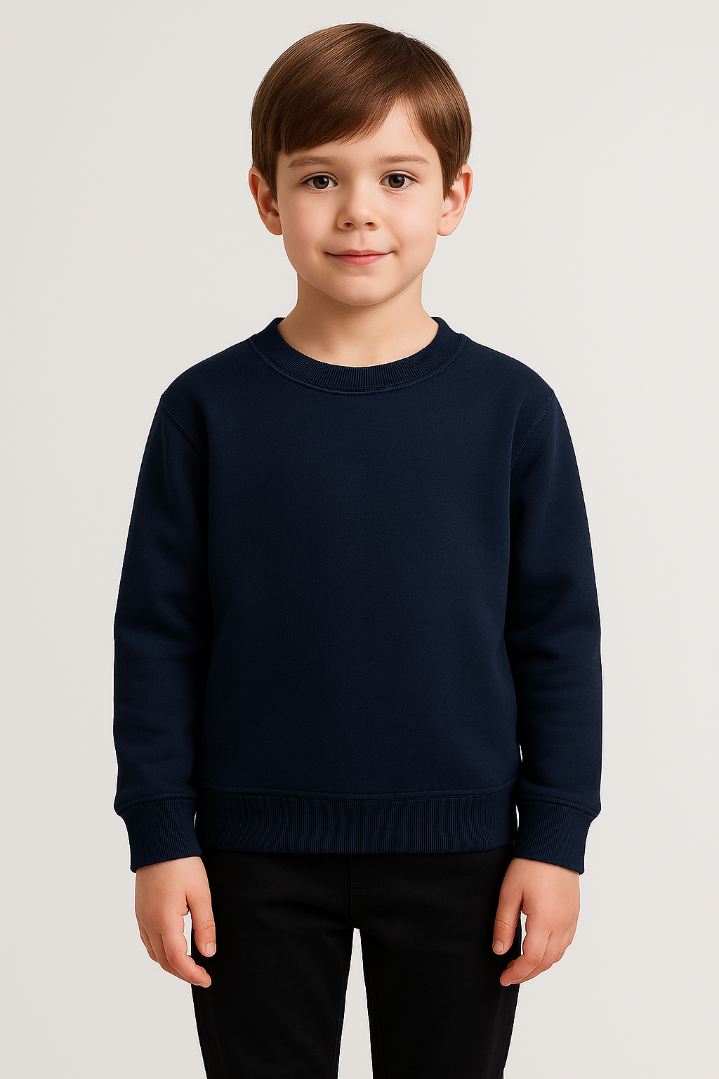 Sweat enfant (2–14 ans) Navy blue – Vue 3