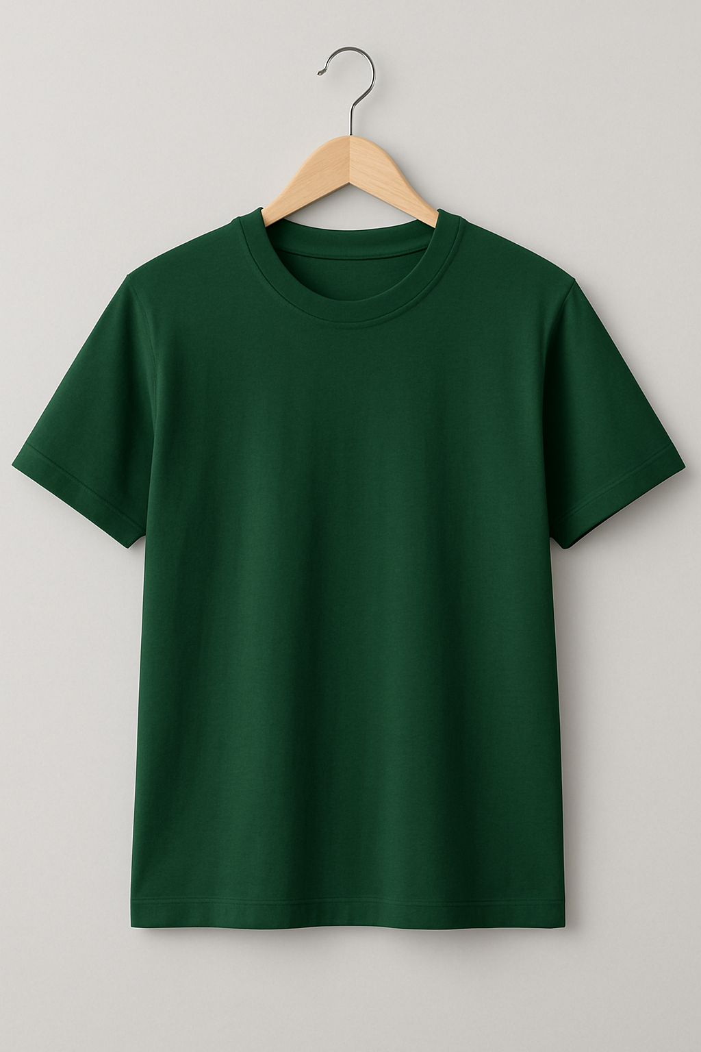 T-shirt Bottle green – Vue 1