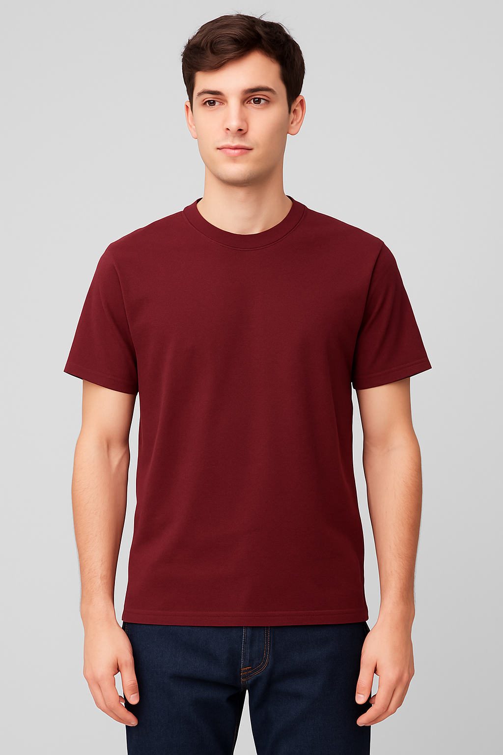 T-shirt Maroon – Vue 3