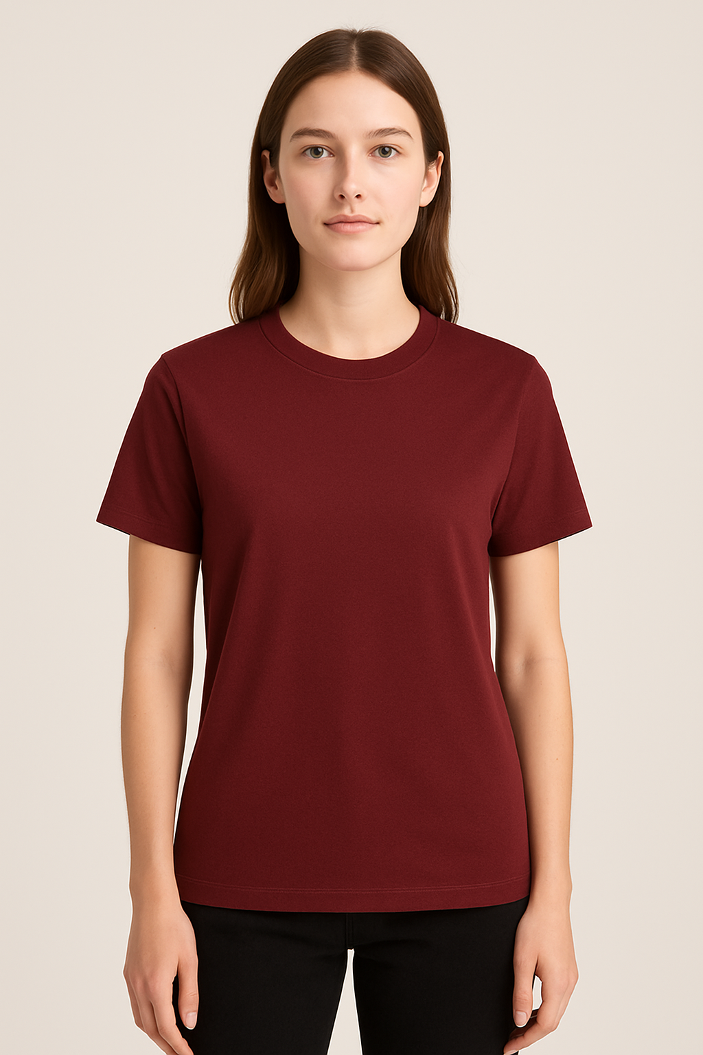 T-shirt Maroon – Vue 2