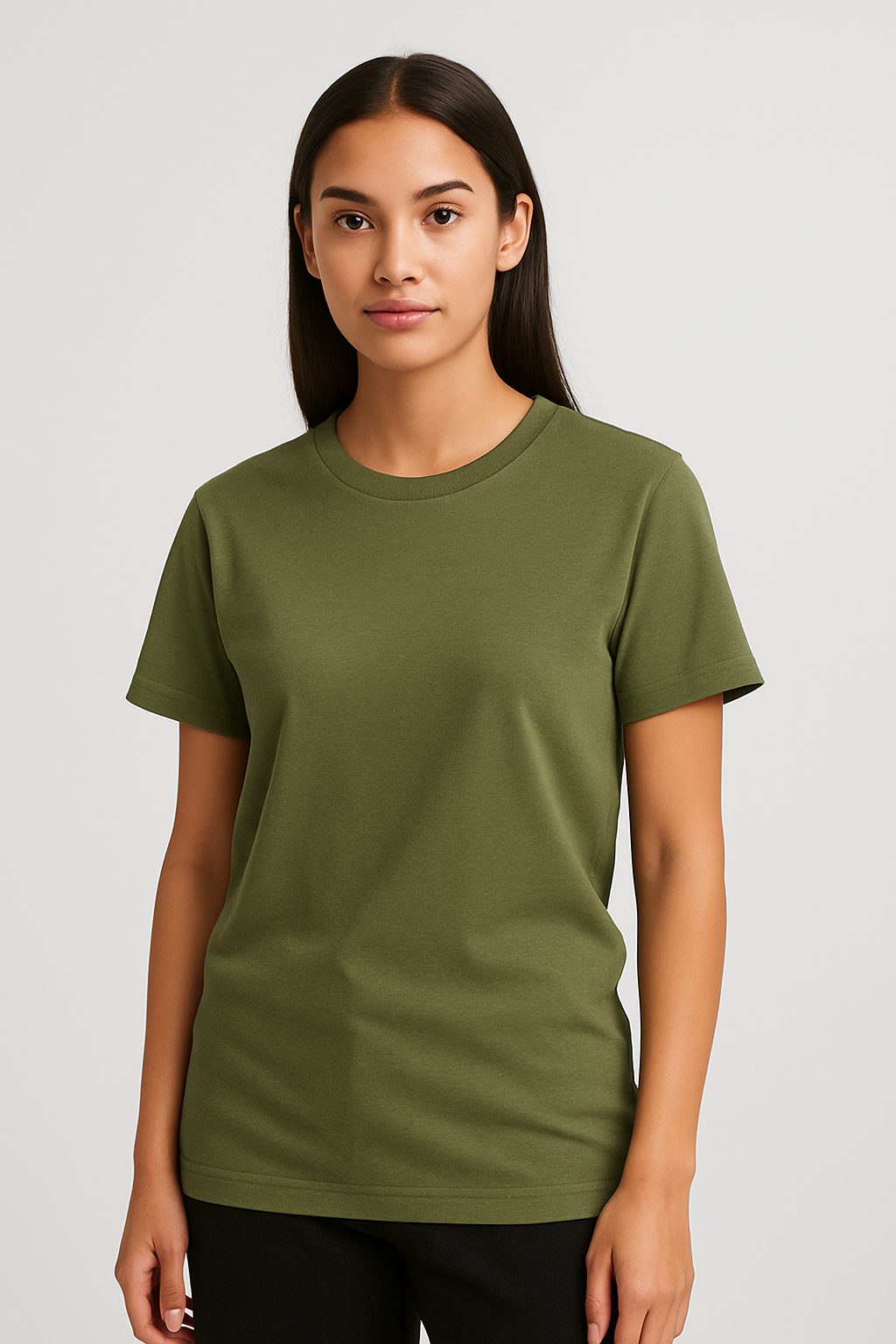 T-shirt Olive – Vue 2