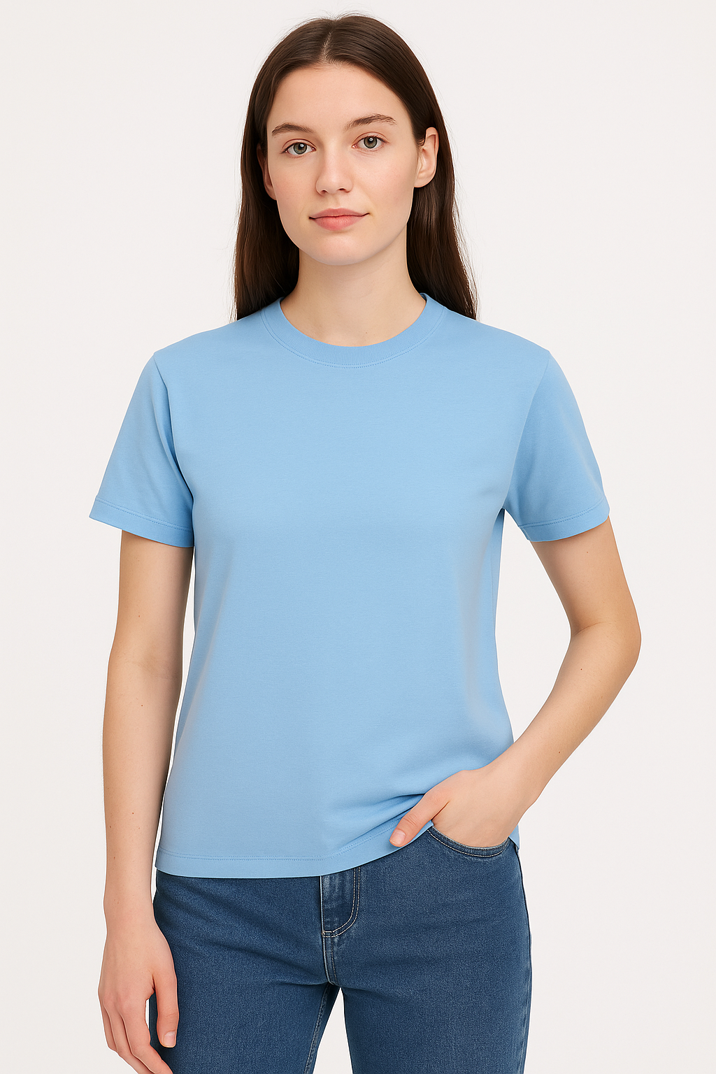 T-shirt Sky blue – Vue 2