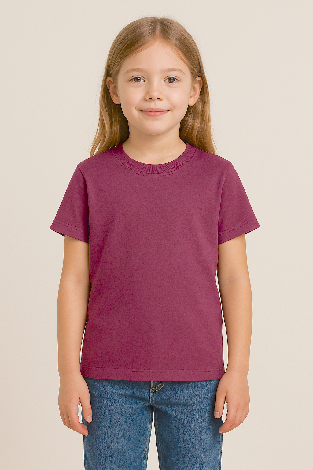 T-shirt Short Maroon – Vue 2